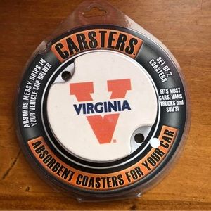 Thirstystone Carsters car drink coaster NCAA Virginia Cavaliers College Football
